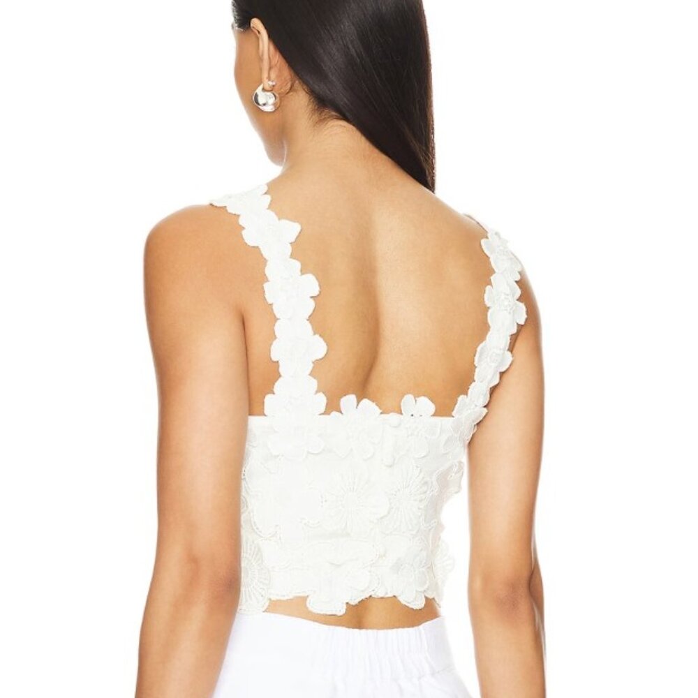 NWOT Tularosa Kimmy Top Ivory Sz S - Picture 3 of 5